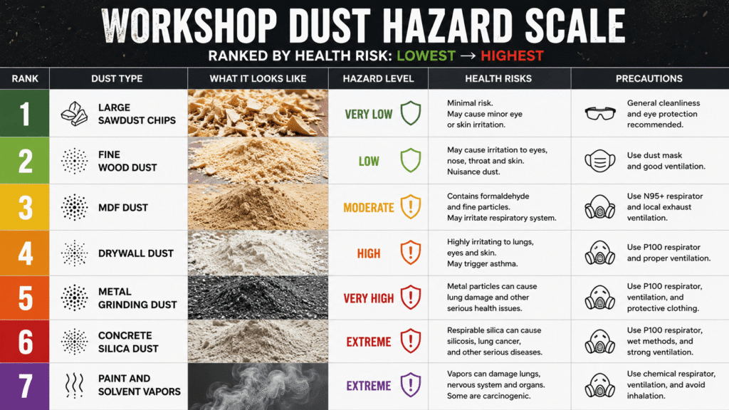 Workshop Dust Hazard Scale