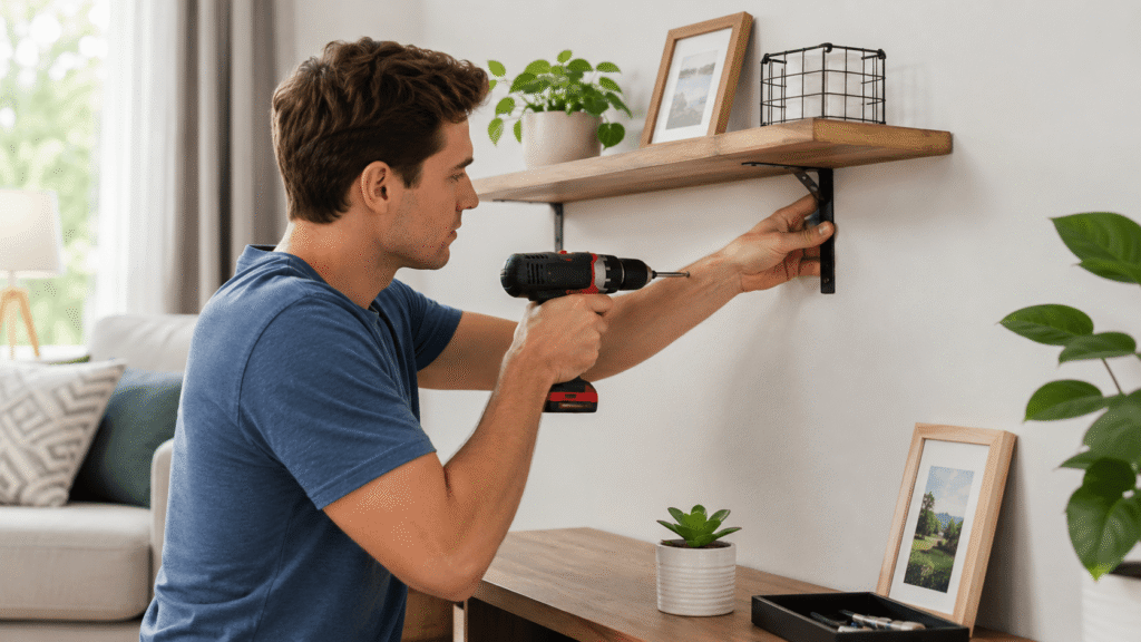 Budget power tools used for light home repair and DIY tasks.