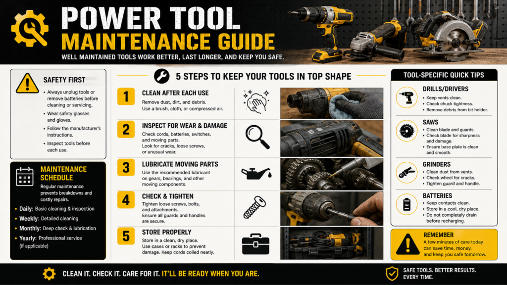 Power Tool Maintenance Guide