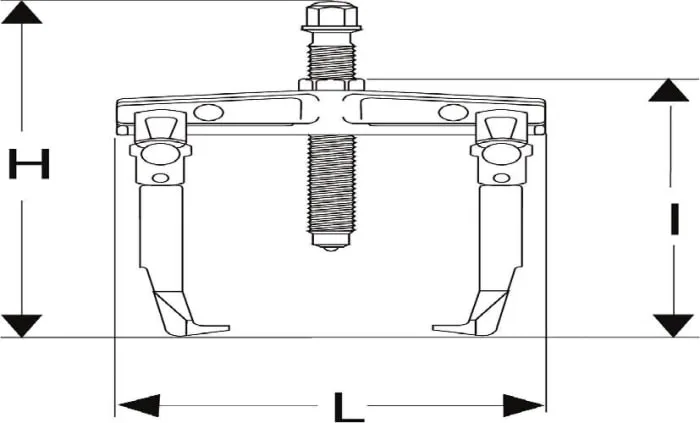 bearing puller force direction