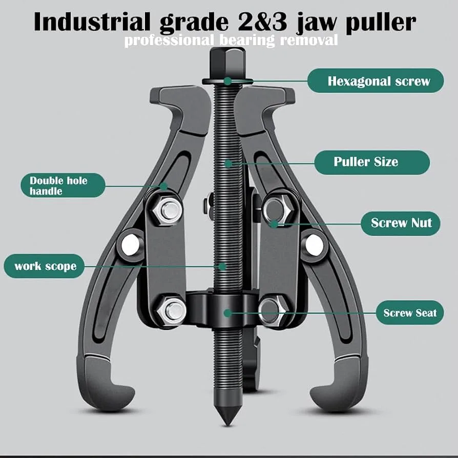 gear puller proper setup alignment