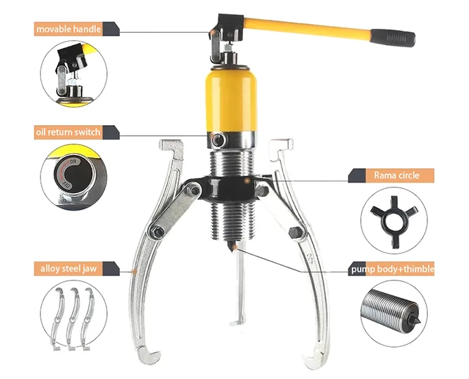 hydraulic C-frame puller