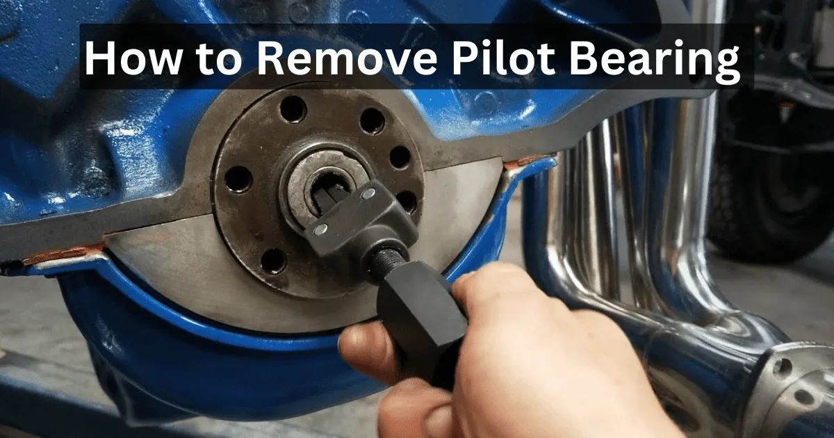 manual transmission pilot bearing removal