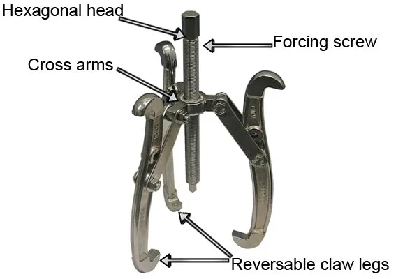 threaded center rod puller assembly